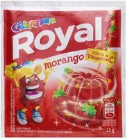 Mängden socker i Gelatina Royal Morango