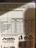 Mängden socker i Chocolate con leche