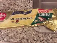 Mängden socker i Freia kvikk lunsj chocolate tablet milk