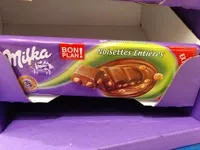 Mängden socker i Noisettes Entières