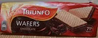Mängden socker i Biscuits Waffer Chocolat Triunfo 146GR