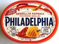Mängden socker i Philadelphia Gegrillte Paprika