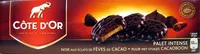Mängden socker i Palet intense Noir aux éclats de fèves de cacao