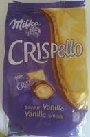 Mängden socker i Milka - Crispello - Saveur Vanille