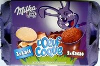 Mängden socker i L'Oeuf Coque 3xLait 3xCacao