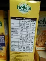 Mängden socker i Belvita biscuits-breakfast forest fruit