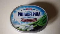 Mängden socker i Philadelphia Light - Oignons & poivre noir