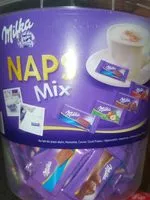 Mängden socker i Milka Naps Mix