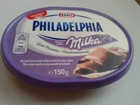 Mängden socker i Philadelphia Milka