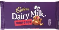 Mängden socker i Dairy Milk Fruit & Nut 200G