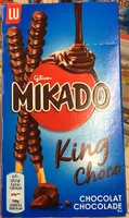Mängden socker i King Choco - Biscuits nappés d'un enrobage au chocolat
