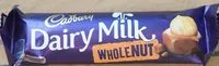 Mängden socker i Dairy Milk Whole Nut