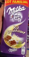Mängden socker i Riz Croustillant (Lot familial)
