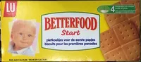 Mängden socker i Betterfood Start Biscuit pour les premières panades