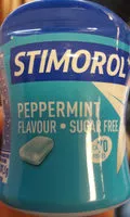 Mängden socker i Stimorol Bottle Peppermint / Sweet Mint 70 Pièces