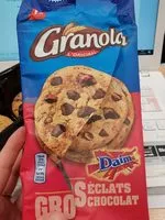 Mängden socker i Granola gros chunks daim
