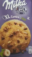Mängden socker i Milka Ciastka XL Cookies Nuts
