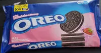 Mängden socker i Pack Biscoito Chocolate Recheio Milkshake De Morango Oreo Pacote 144g 4 Unidades