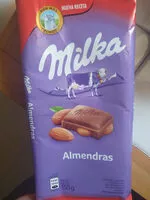 Mängden socker i Milka Almendras