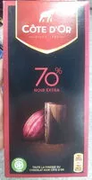 Mängden socker i Noir 70% intense