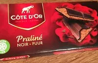 Mängden socker i praline noir puur