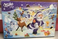 Mängden socker i Calendrier de l'avent Milka