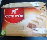 Mängden socker i Bâtons Praliné Blanc 3-pack