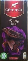 Mängden socker i noir truffé