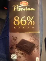 Mängden socker i Freia Premium Tynn 86% Kakao