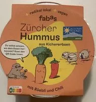 Mängden socker i Fabas Zürcher Hummus