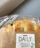 Mängden socker i Foccacia Antipasti