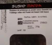 Mängden socker i Sushi