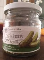 Mängden socker i Cornichons au vinaigre