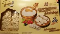 Mängden socker i Meringues Monsieur Bénichon