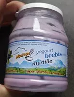Mängden socker i Yogourt Brebis Myrtille