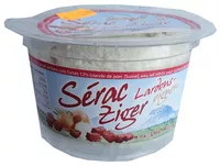 Mängden socker i Sérac Lardon Oignons Moléson