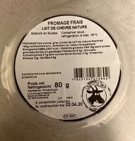 Mängden socker i Fromage frais lait de chevre