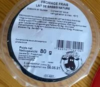 Mängden socker i Fromage frais au lait de brebis