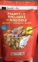 Mängden socker i Amandes émondées