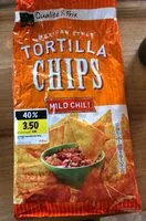 Mängden socker i Tortilla Chips Mild Chili