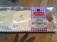 Mängden socker i Buttergipfeli