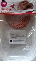 Mängden socker i Burger • bœuf