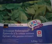 Mängden socker i Épinards à la crème suisses