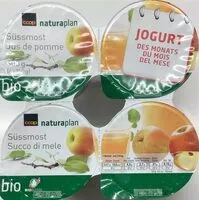 Mängden socker i Yogourt Jus de pomme, bio