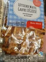 Mängden socker i Gaufre de liège pépites choco