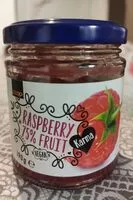 Mängden socker i Raspberry 75% Fruit