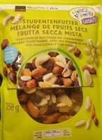 Mängden socker i Mélange de fruits secs