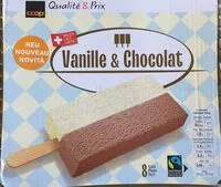 Mängden socker i Crème glacée Vanille & Chocolat