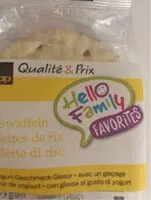 Mängden socker i Galettes de riz  qualité et prix