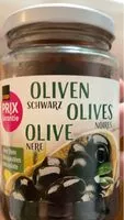 Mängden socker i Oliven schwarz entsteint | Olives noires dénoyautées
